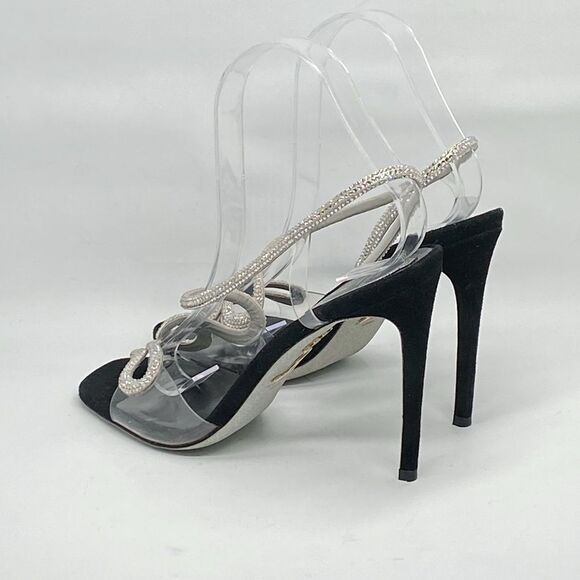 Rene Caovilla 105MM Snake Slingback Sandals size 38.5 - Picture 7 of 14